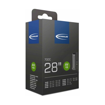 SCHWALBE Chambre à air AV15 700x18/28C AV 40mm (18/28-622) 105g