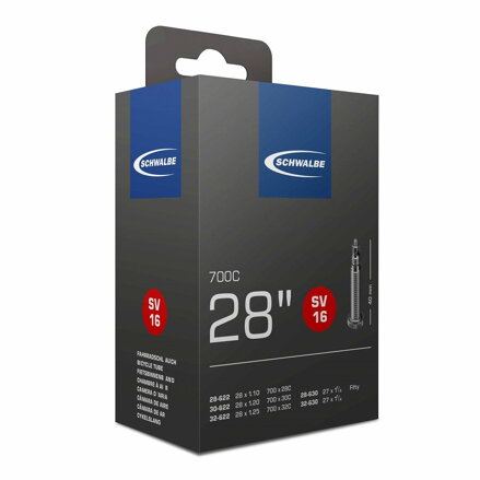 SCHWALBE Chambre à air SV16 700 28/32-622/630 EK 40mm 135g