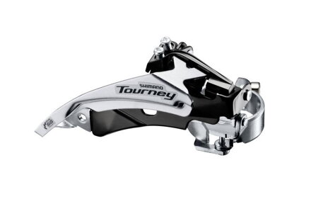 Dérailleur SHIMANO Tourney FD-TY500 3x6/7/8-k. Top Swing uni-course (34.9/31.8) 42z.