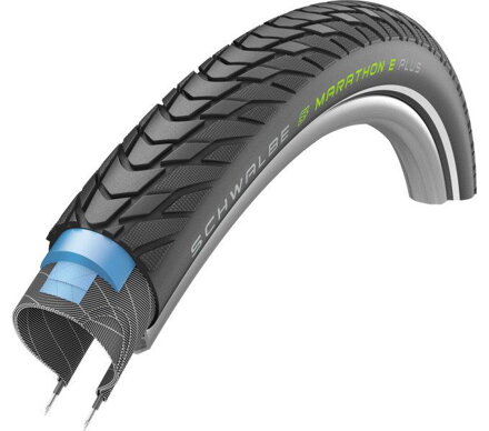 SCHWALBE Pneu MARATHON E-PLUS (50-622) 28x2.00 Performance 67EPI Smart DualGuard 1210g Reflex E-Bike