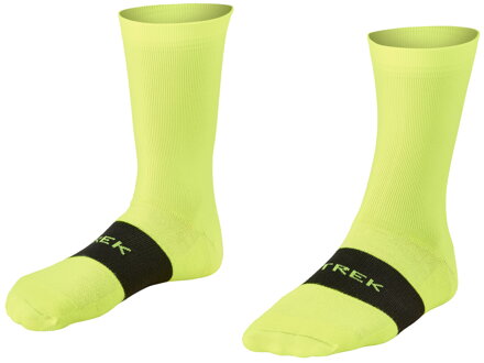 Trek Cycling Chaussettes Race Crew - Jaune Radioactif