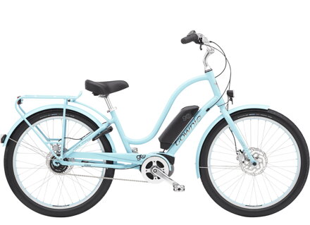 Electra Townie Allez-y ! 5i Step-Thru - Bleu Glacier