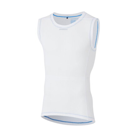 T-shirt sans manches MESH BASE LAYER blanc