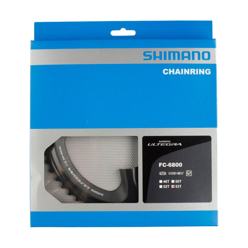 Boîte de vitesses SHIMANO 53z. FC-6800 Ultegra noir 110mm