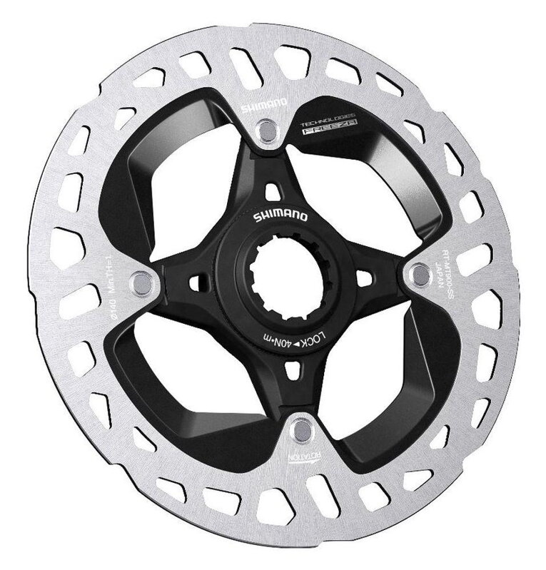 Disque de frein SHIMANO RT-MT900 140mm Center Lock Ice Tech (serré intérieurement)