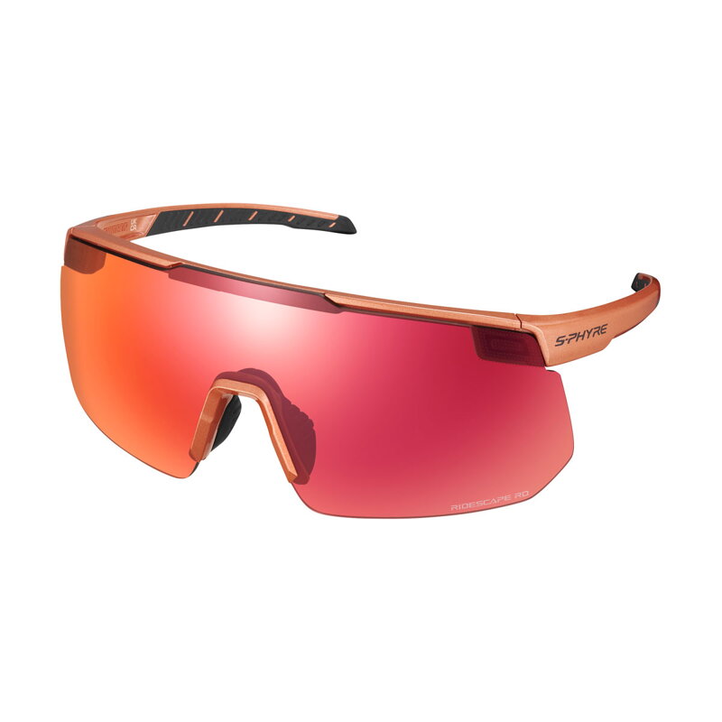 Masque SHIMANO S-PHYRE2 orange métallisé Ridescape Road