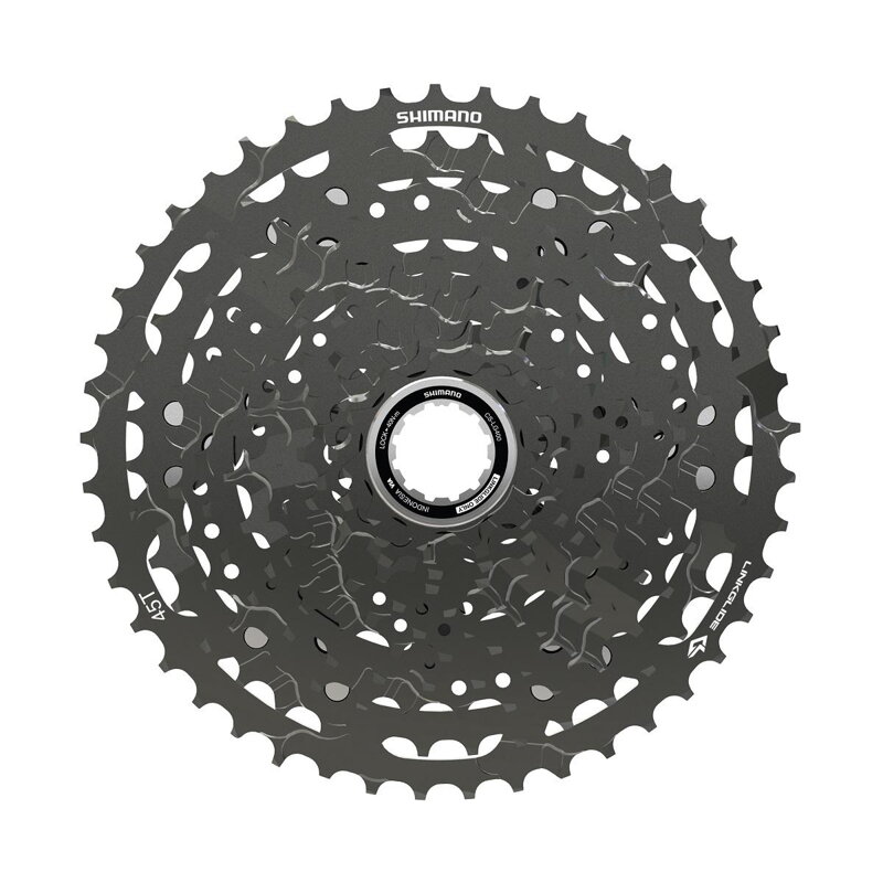 Cassette SHIMANO CS-LG400 11 roues 11-45z. Indices Linkglide