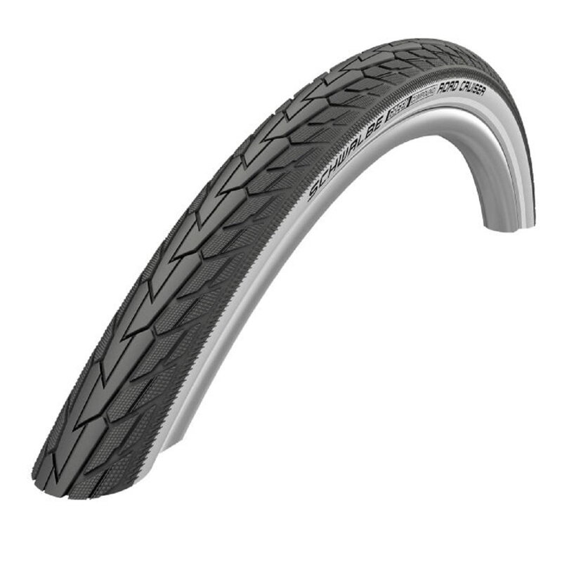 SCHWALBE Pneu ROAD CRUISER (37-622) 28x1,40 700x35C Active 50EPI K-Guard 625g Côté Blanc Vert