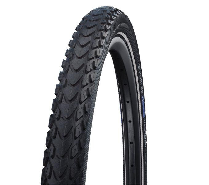 SCHWALBE Pneu MARATHON MONDIAL (42-622) 28x1.60 Performance 67EPI RaceGuard 670g Noir reflex NEW25