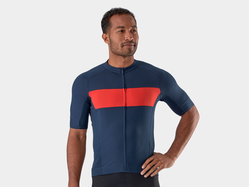 Trek Cycling Maillot de Corps Circuit LTD - Bleu Profond/Rouge Vipère